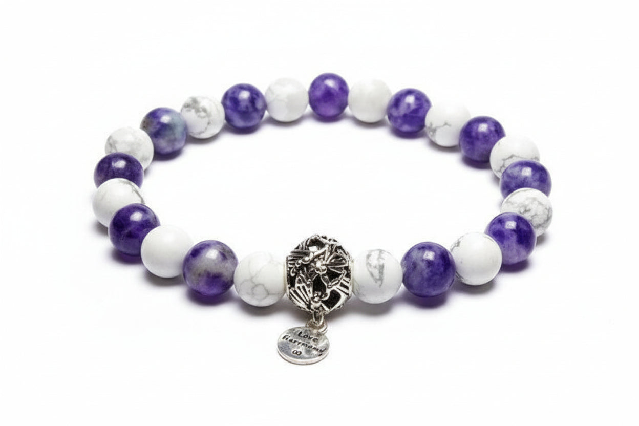 Sodalite Howlite Bracelet