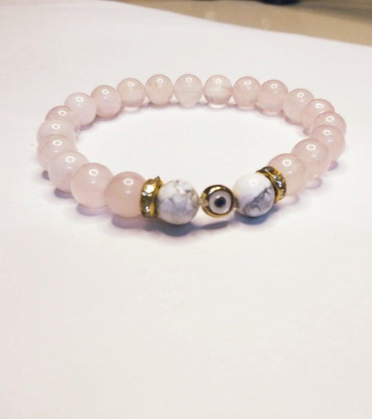 Rose Quartz Crystal Bracelet – Stone of Love & Relationships