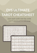 DYS TAROT ULTIMATE CHEATSHEET V1 A4 SIZE