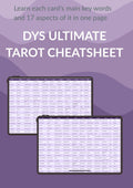 DYS TAROT ULTIMATE CHEATSHEET V1 A4/A5